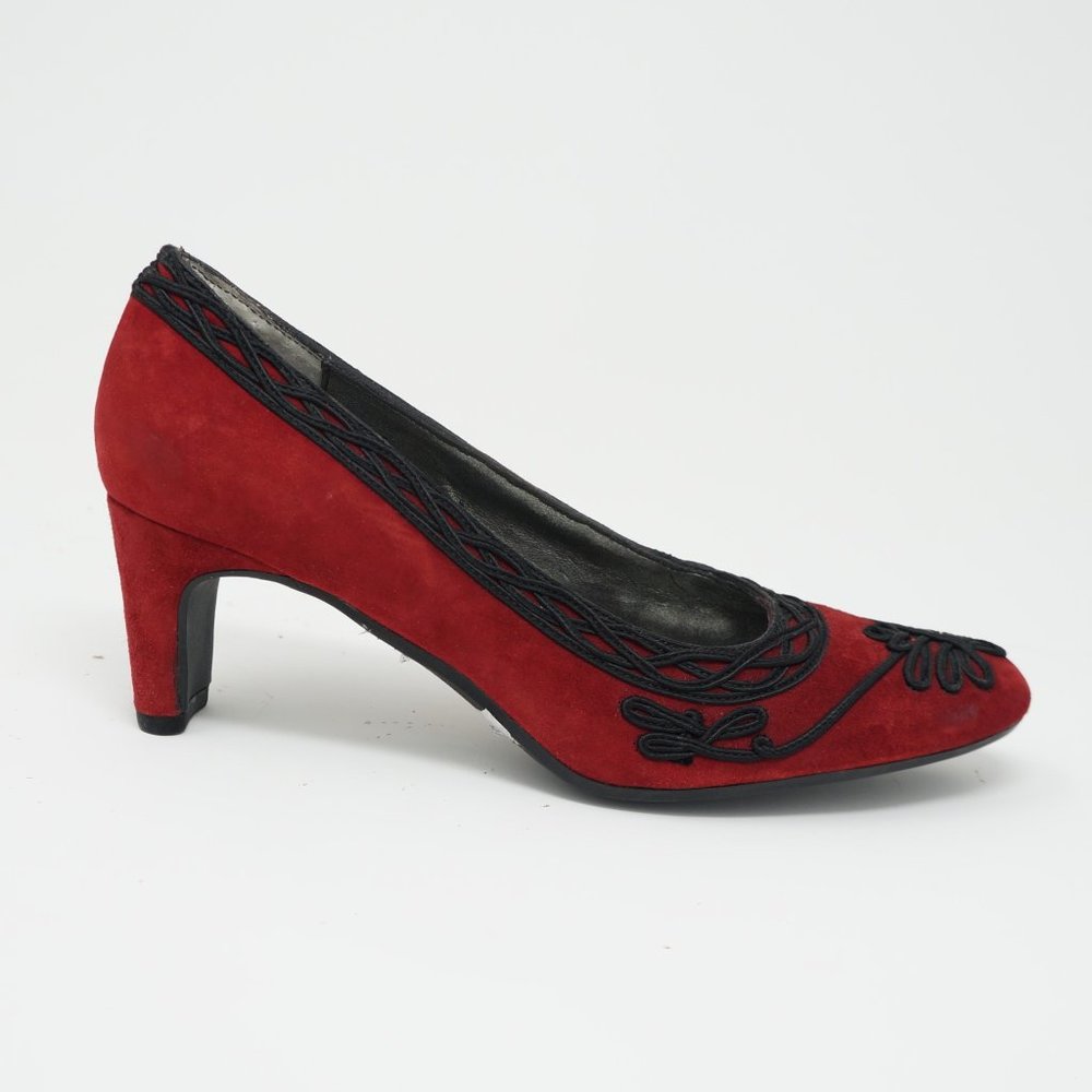 Italian Suede Pumps - Picture 7 of 8